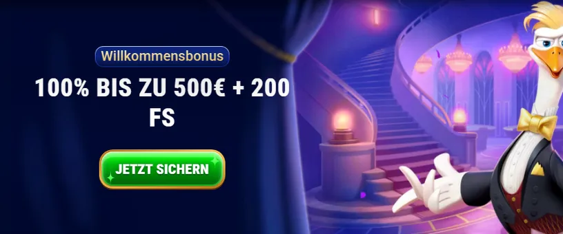 WinGaga — 100% jusqu'à 500 € + 200 tours gratuits